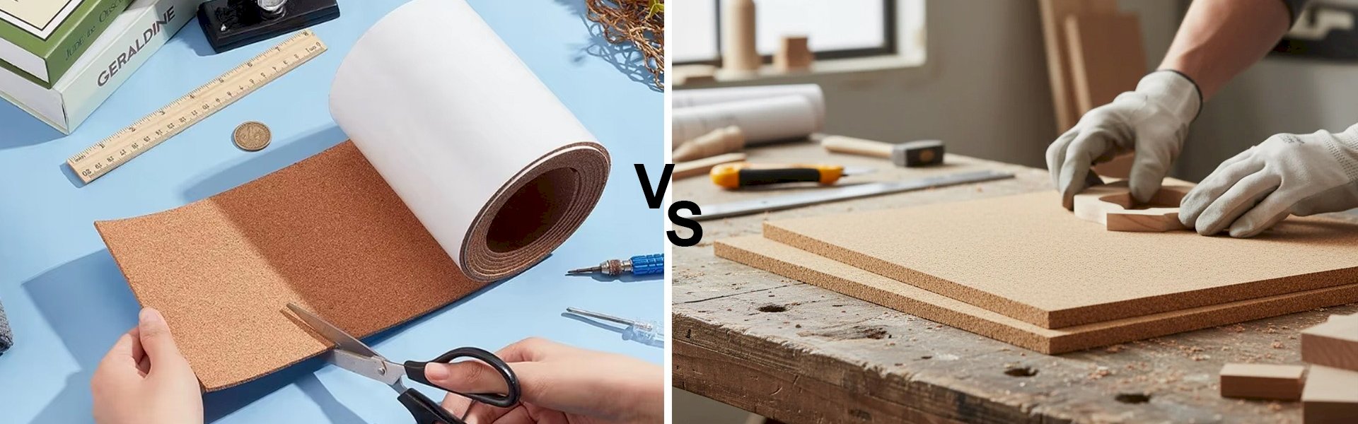 Cork sheets comparison for home, office, craft and notice board use